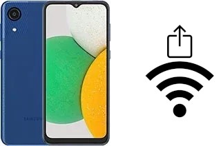 Come generare un codice QR con la password Wi-Fi su un Samsung Galaxy A03 Core