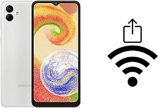 Come generare un codice QR con la password Wi-Fi su un Samsung Galaxy A04