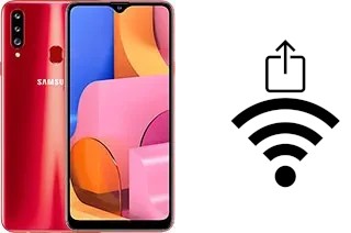 Come generare un codice QR con la password Wi-Fi su un Samsung Galaxy A20s