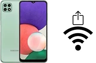 Come generare un codice QR con la password Wi-Fi su un Samsung Galaxy A22 5G