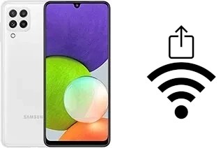 Come generare un codice QR con la password Wi-Fi su un Samsung Galaxy A22