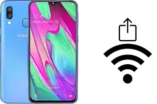 Come generare un codice QR con la password Wi-Fi su un Samsung Galaxy A40