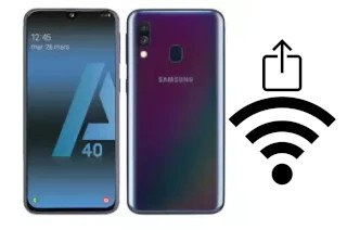 Come generare un codice QR con la password Wi-Fi su un Samsung Galaxy A40s