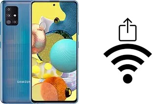 Come generare un codice QR con la password Wi-Fi su un Samsung Galaxy A51 5G UW