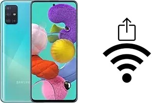 Come generare un codice QR con la password Wi-Fi su un Samsung Galaxy A51