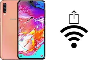 Come generare un codice QR con la password Wi-Fi su un Samsung Galaxy A70