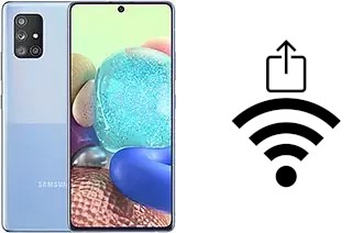 Come generare un codice QR con la password Wi-Fi su un Samsung Galaxy A Quantum