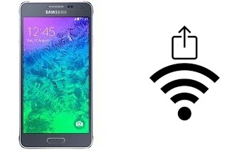 Come generare un codice QR con la password Wi-Fi su un Samsung Galaxy Alpha