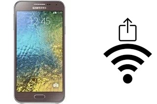 Come generare un codice QR con la password Wi-Fi su un Samsung Galaxy E5