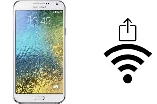 Come generare un codice QR con la password Wi-Fi su un Samsung Galaxy E7