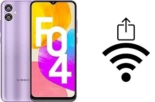 Come generare un codice QR con la password Wi-Fi su un Samsung Galaxy F04