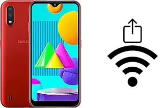 Come generare un codice QR con la password Wi-Fi su un Samsung Galaxy M01