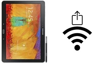 Come generare un codice QR con la password Wi-Fi su un Samsung Galaxy Note 10.1 (2014 Edition)