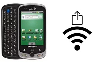 Come generare un codice QR con la password Wi-Fi su un Samsung M900 Moment