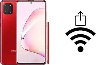 Come generare un codice QR con la password Wi-Fi su un Samsung Galaxy Note10 Lite