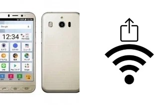 Come generare un codice QR con la password Wi-Fi su un Sharp 704SH