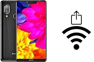 Come generare un codice QR con la password Wi-Fi su un Sharp Aquos D10