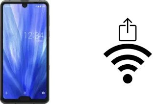 Come generare un codice QR con la password Wi-Fi su un Sharp Aquos R3