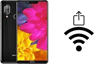 Come generare un codice QR con la password Wi-Fi su un Sharp Aquos S3 High Edition