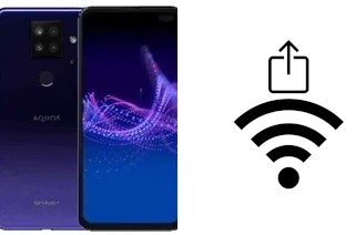 Come generare un codice QR con la password Wi-Fi su un Sharp Aquos Sense4 Plus