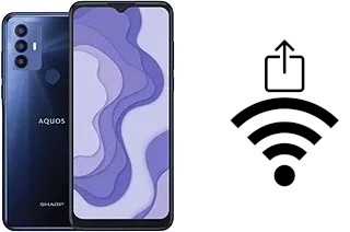 Come generare un codice QR con la password Wi-Fi su un Sharp Aquos V6 Plus