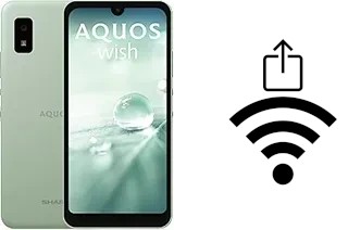 Come generare un codice QR con la password Wi-Fi su un Sharp Aquos wish