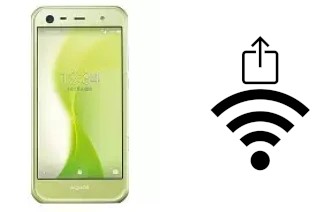 Come generare un codice QR con la password Wi-Fi su un Sharp Aquos Xx3 mini