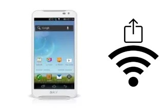 Come generare un codice QR con la password Wi-Fi su un Sky-Devices Sky A830