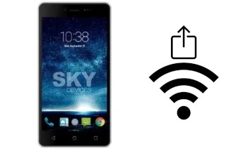 Come generare un codice QR con la password Wi-Fi su un Sky-Devices Sky Fuego 5-0 Plus