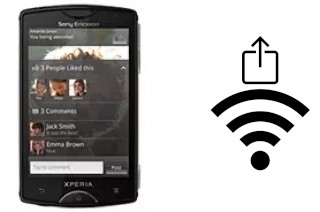 Come generare un codice QR con la password Wi-Fi su un Sony Ericsson Xperia mini