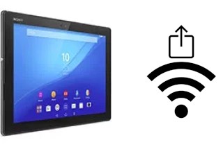 Come generare un codice QR con la password Wi-Fi su un Sony Xperia Z4 Tablet WiFi