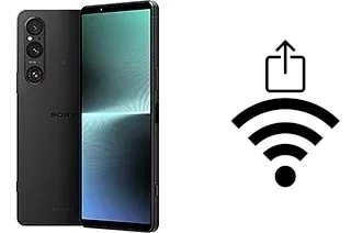 Come generare un codice QR con la password Wi-Fi su un Sony Xperia 1 V