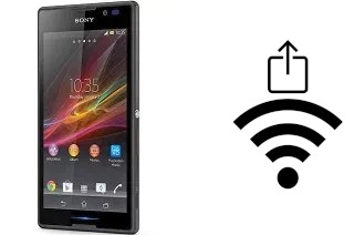 Come generare un codice QR con la password Wi-Fi su un Sony Xperia C