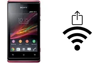 Come generare un codice QR con la password Wi-Fi su un Sony Xperia E