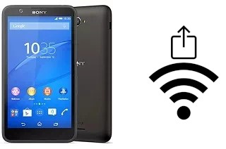 Come generare un codice QR con la password Wi-Fi su un Sony Xperia E4 Dual