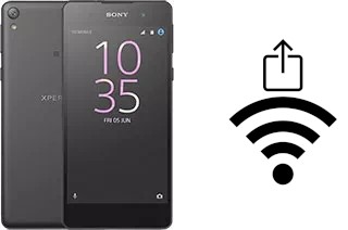 Come generare un codice QR con la password Wi-Fi su un Sony Xperia E5