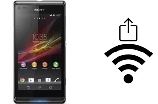 Come generare un codice QR con la password Wi-Fi su un Sony Xperia L