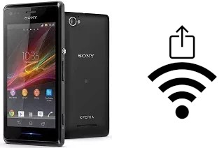 Come generare un codice QR con la password Wi-Fi su un Sony Xperia M