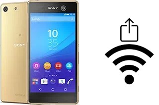 Come generare un codice QR con la password Wi-Fi su un Sony Xperia M5