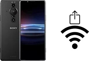 Come generare un codice QR con la password Wi-Fi su un Sony Xperia Pro-I