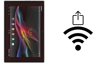 Come generare un codice QR con la password Wi-Fi su un Sony Xperia Tablet Z LTE