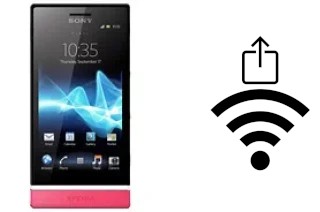 Come generare un codice QR con la password Wi-Fi su un Sony Xperia U