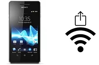 Come generare un codice QR con la password Wi-Fi su un Sony Xperia V