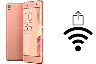 Come generare un codice QR con la password Wi-Fi su un Sony Xperia XA Dual