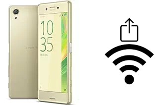 Come generare un codice QR con la password Wi-Fi su un Sony Xperia X