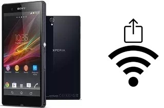 Come generare un codice QR con la password Wi-Fi su un Sony Xperia Z