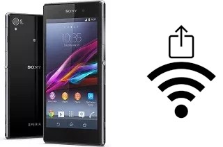 Come generare un codice QR con la password Wi-Fi su un Sony Xperia Z1