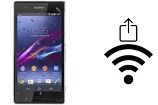 Come generare un codice QR con la password Wi-Fi su un Sony Xperia Z1s