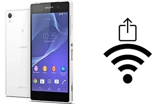 Come generare un codice QR con la password Wi-Fi su un Sony Xperia Z2