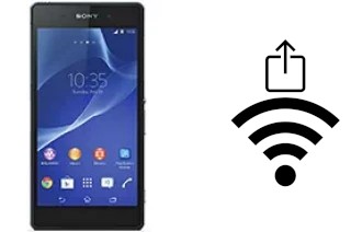 Come generare un codice QR con la password Wi-Fi su un Sony Xperia Z2a